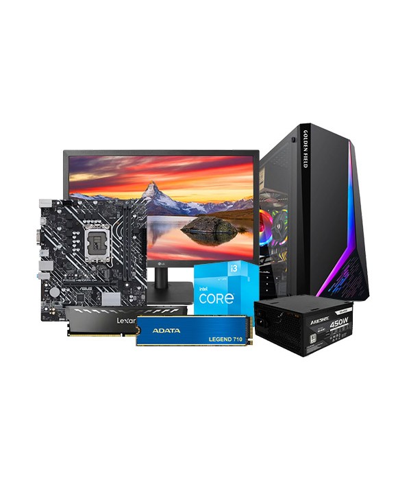 Intel Core i3-12100 12th Gen Desktop PC